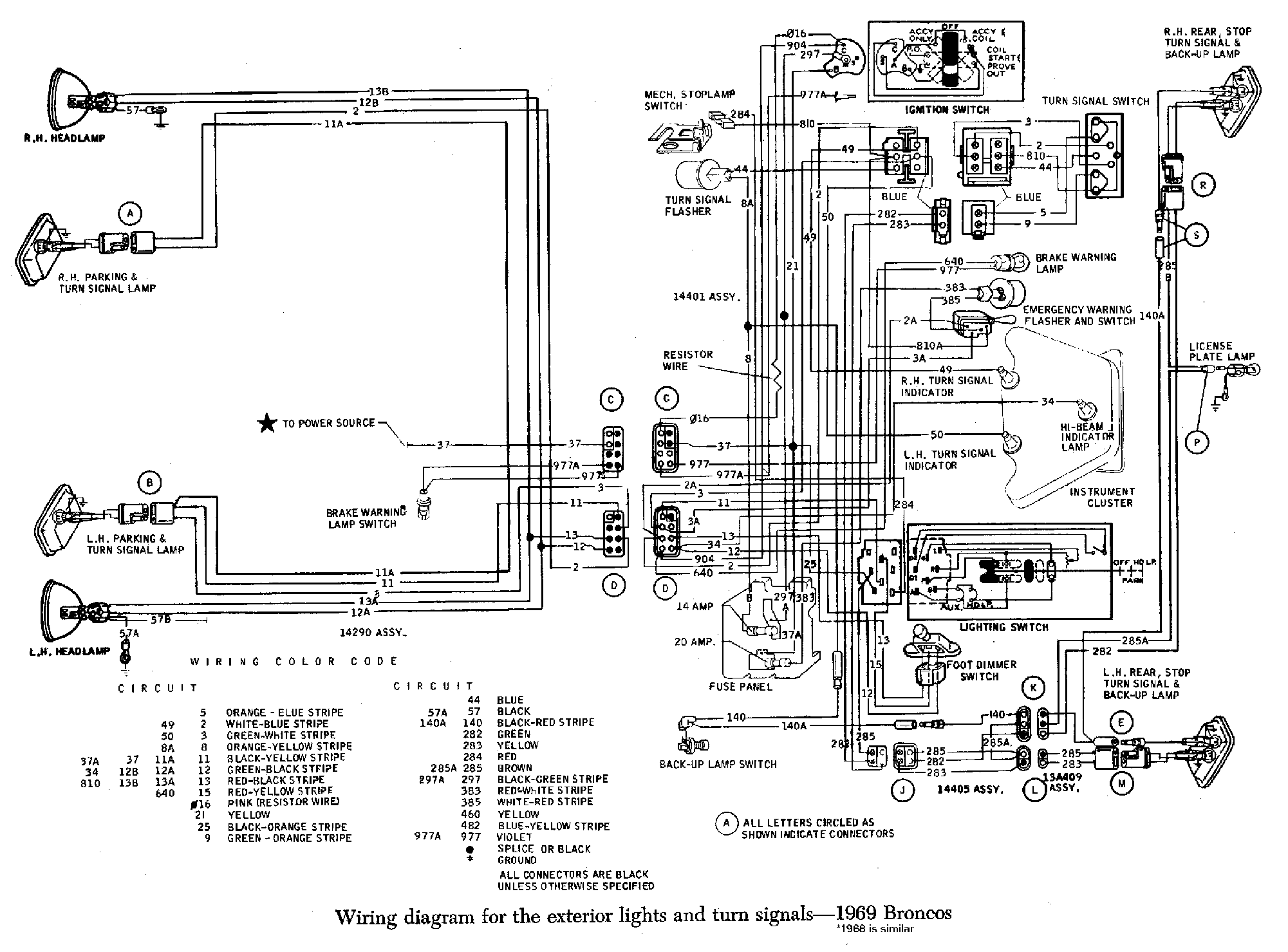 1979 bronco wiring diagram